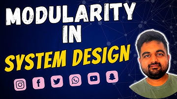 Modularity explained in System Design:- Essential guide to Software Architecture Episode 3.2