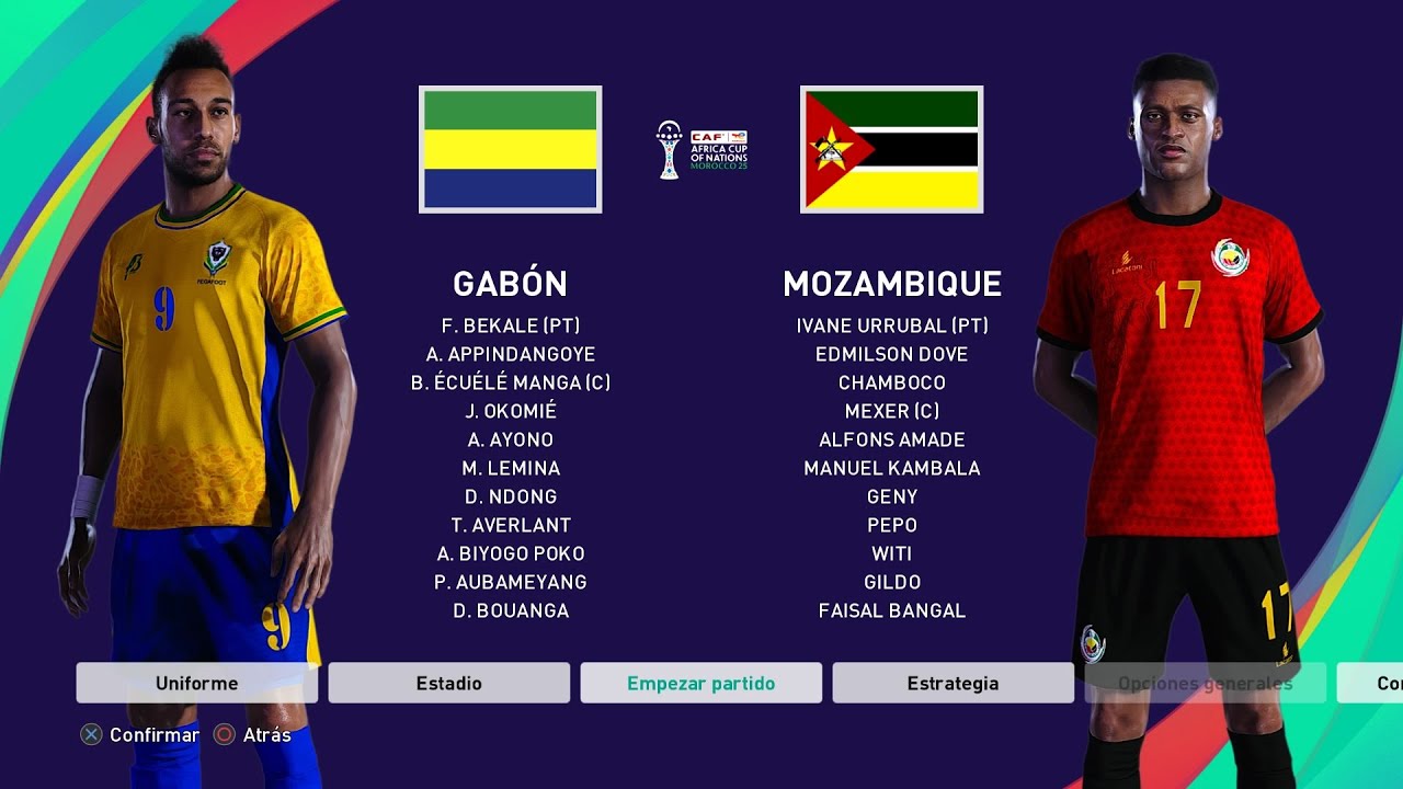 GABON VS MOZAMBIQUE - AFRICA CUP OF NATIONS 2025 GROUP F
