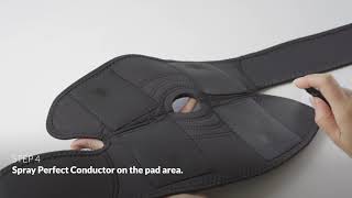 How to use HiDow AcuKnee Wrap | TENS & EMS Units