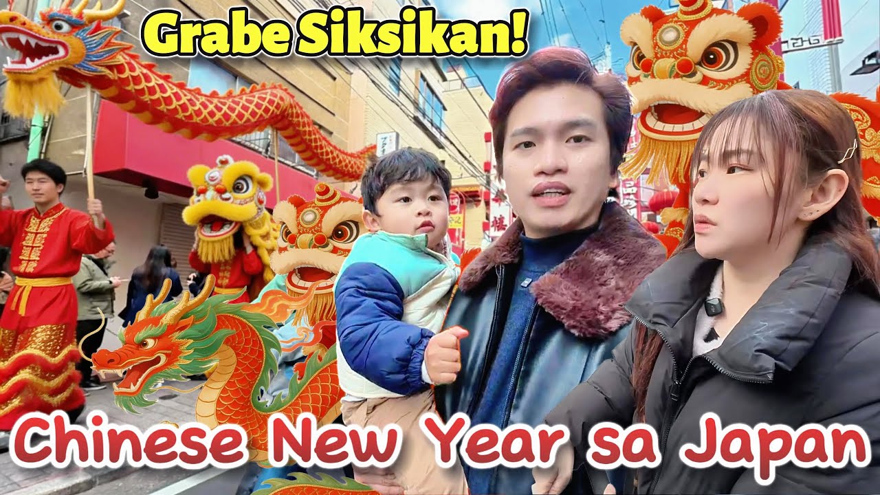 Hindi Kami Makagalaw! Chinese New Year sa Yokohama Chinatown | Filipino-japanese Family