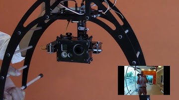 GoPro Hero 2 video stabilization with small AHRS / IMU PCB
