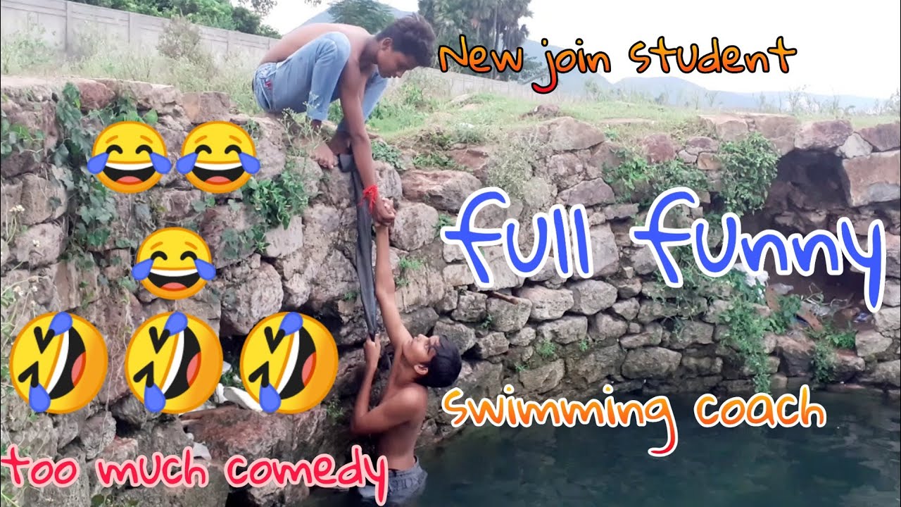 Comedy videos# funny videos# swimming coach new join student comedy ...