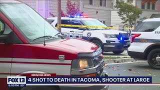 4 killed in Tacoma shooting, police searching for suspect | FOX 13 News