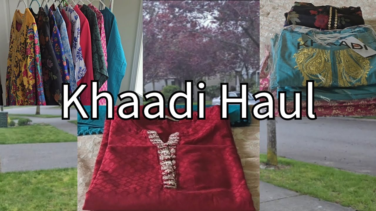 My Khaadi online shopping haul.