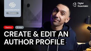 Squarespace How to Create & Edit an Author Profile