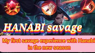 My first savage experience with Hanabi in the new season