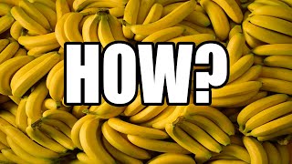 The proper way to peel bananas | How do monkeys open their bananas?