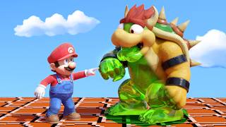 Everything Mario touches turns to Slime