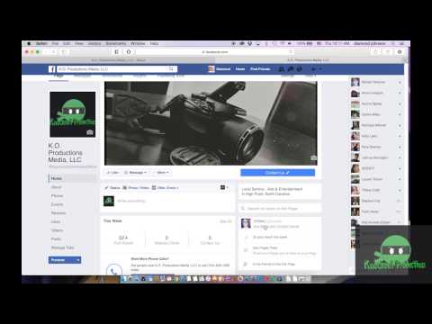 Comment Post (comme une page Facebook Admin)