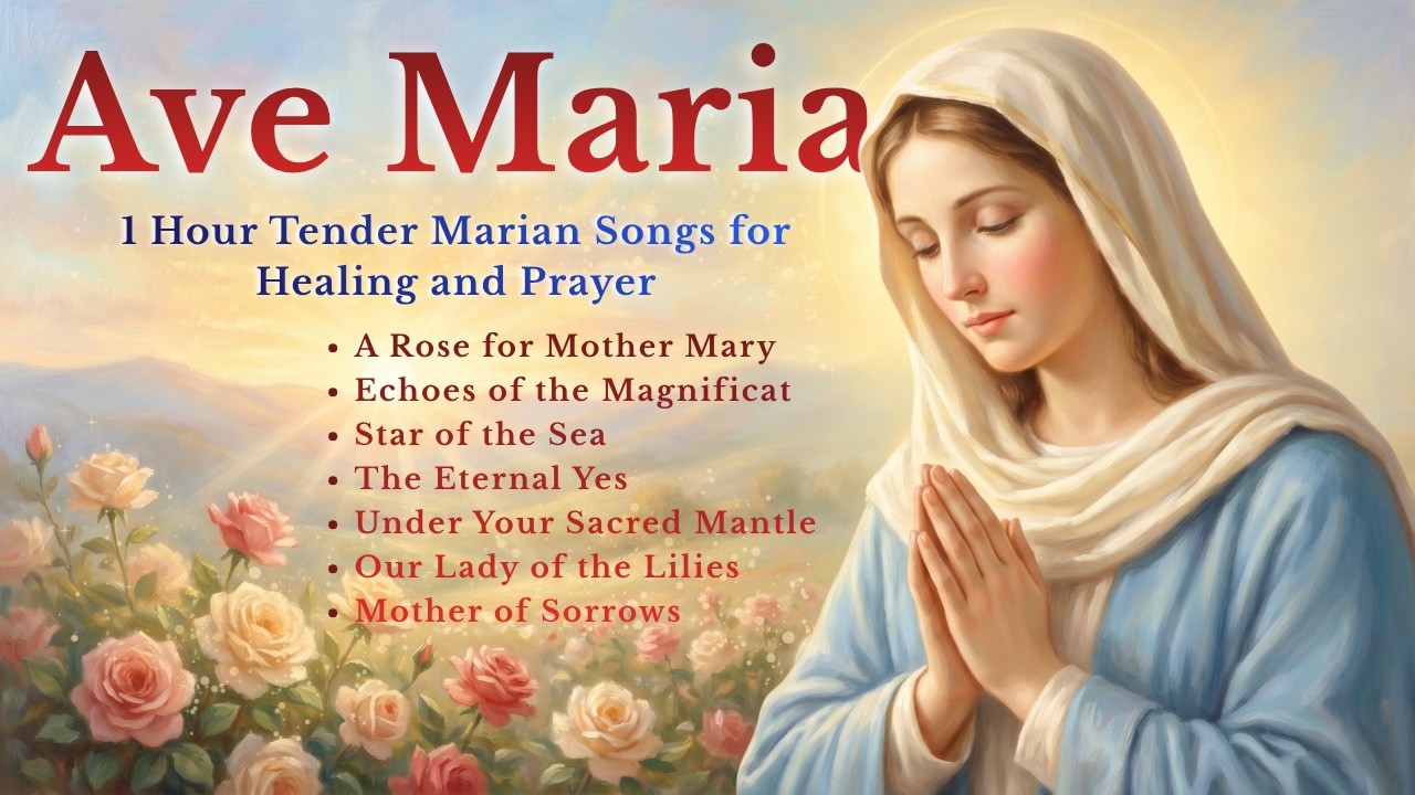 🌹 Ave Maria: 1 Hour Tender Marian Songs for Healing, Peace & Prayer 🕊️ ...