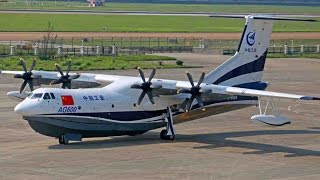 China’s amphibious aircraft AG600 makes first glide test