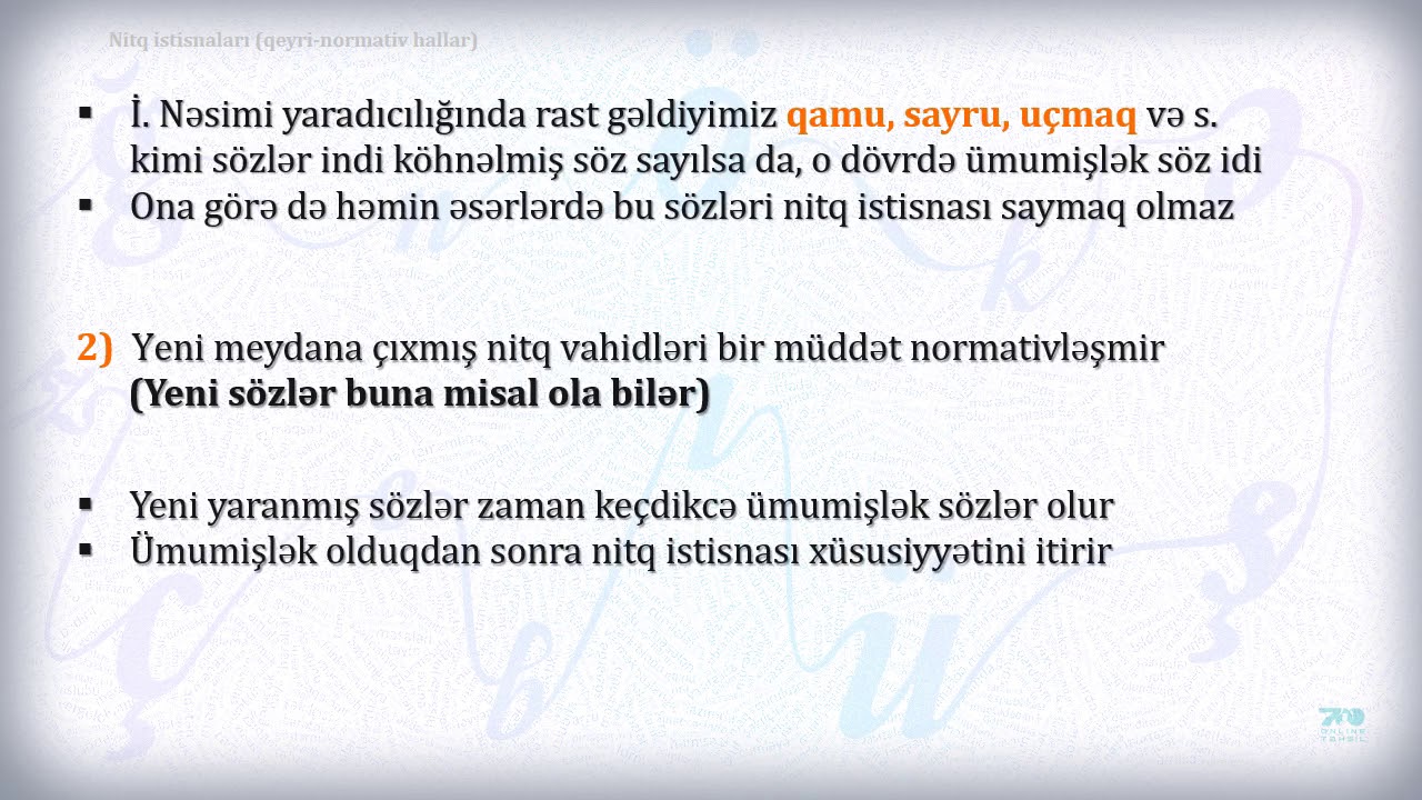 224 Qrammatik norma, jest və mimika. Azərbaycan dili.