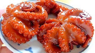 Eating Japanese Food Tako Tamago Asmr