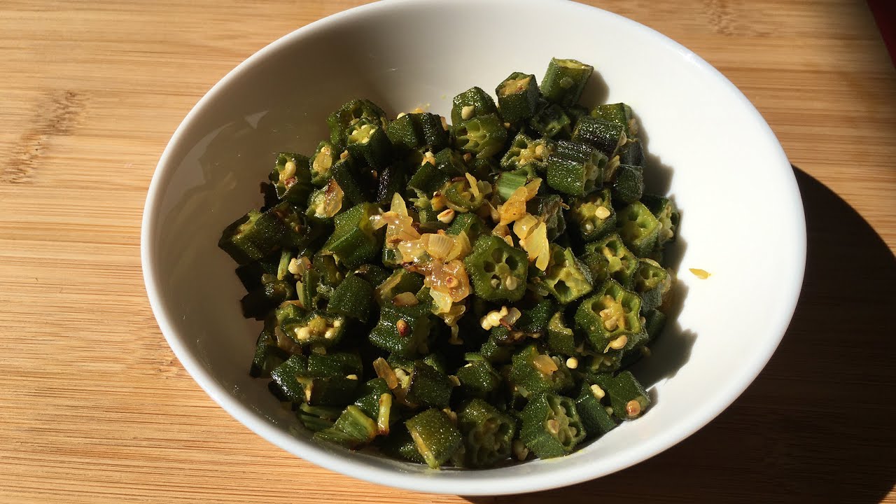 Lady’s Finger Fry Vendakkai Poriyal Recipe Bhindi Fry DD’s Recipe