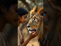 शेर मर गया... तो लड़की भी मर गई 😱 | ये मौत नहीं थी... कुछ और था 🦁💀 | #shorts #lion #ladki #viral