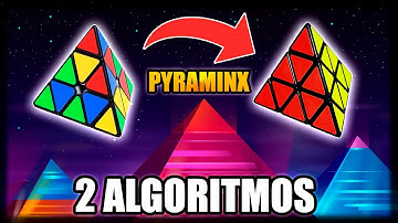TUTORIAL PYRAMINX con solo 2 ALGORITMOS  / Principiantes /  MUY FÁCIL