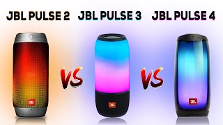 JBL Pulse 2vs JBL Pulse 3vs JBL Pulse 4 full comparison | which SPEAKERS is better?
