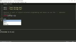 Python Programming Series (Strings 2): String functions and methods