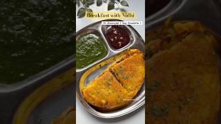 Ep 19 | Breakfast with Nidhi | Moonglet | High protein Veg Omelette #humbiharsehain #shortsfeed
