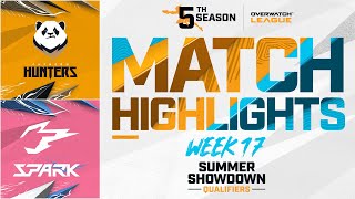 @ChengduHunters vs @HangzhouSpark | Summer Showdown Qualifiers Highlights | Week 17 Day 1