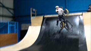 Chris Miller BMX @ Ramps Llanelli, Ramp World Cardiff & Exist Skate Park Swansea - Week 1 Progress