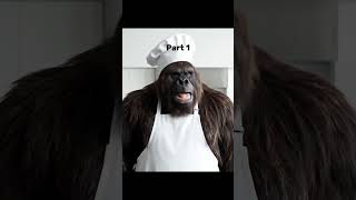 Big Food and Yeti making homemade burgers part 1 #bigfoot #funny #yeti #food