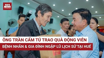 Thường trực Ban Bí thư Trần Cẩm Tú thăm người dân vùng lũ ở Huế | VTC News