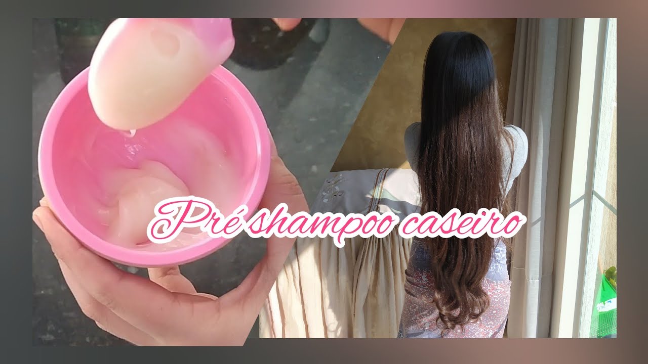 PRÉ SHAMPOO CASEIRO/ APENAS 2 INGREDIENTES - YouTube