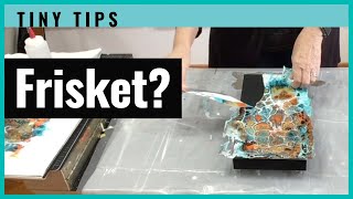 Tiny Tips Ep. 8 – Making a mask with FRISKET film to IMPROVE your mixed media artwork screenshot 4