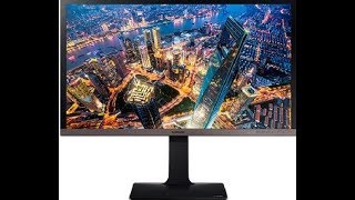 Samsung U28E850R 28" 16:9 4K monitor - Unboxing