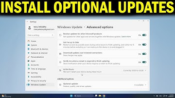How To Install Optional Updates in Windows 11 - Quick Fix