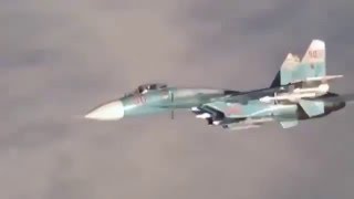 Су-27 - Демонстрация флага!