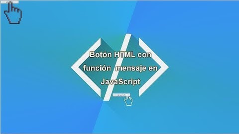 Botón HTML con función  mensaje en JavaScript
