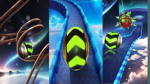 space rolling balls race level 16-18 gameplay  is not what I/you expect(ed