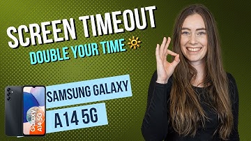 Samsung Galaxy A14 5G  - How to change Screen Timeout • 📱 • 🔆 • ⏱ • Tutorial