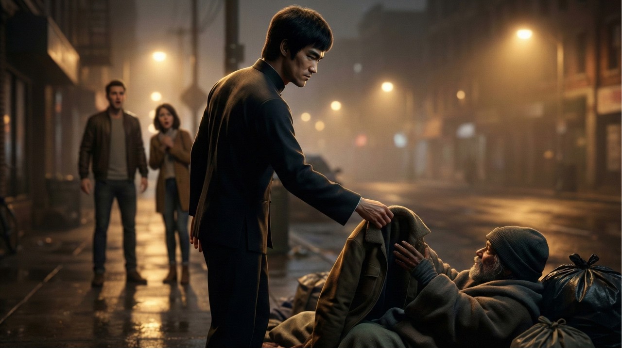 En Una Calle Silenciosa, Bruce Lee Hizo Lo Impensable; La Cámara Guardó Un Secreto Eterno De Verdad!