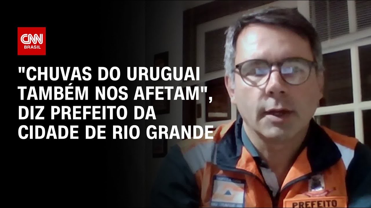 "Chuvas do Uruguai também nos afetam", diz prefeito da cidade de Rio Grande | BRASIL MEIO-DIA