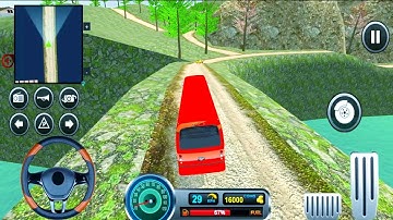 Uphill offroad bus driving 1# - car driving simulator - Android Gameplay