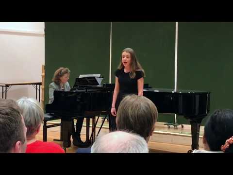 Jenny Kamme 16 y/o - Voi che sapete - Mozart