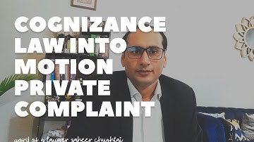 Cognizance|Law into motion|FIR |private complaint| u/s190|191|193|154|200 code of criminal procedure