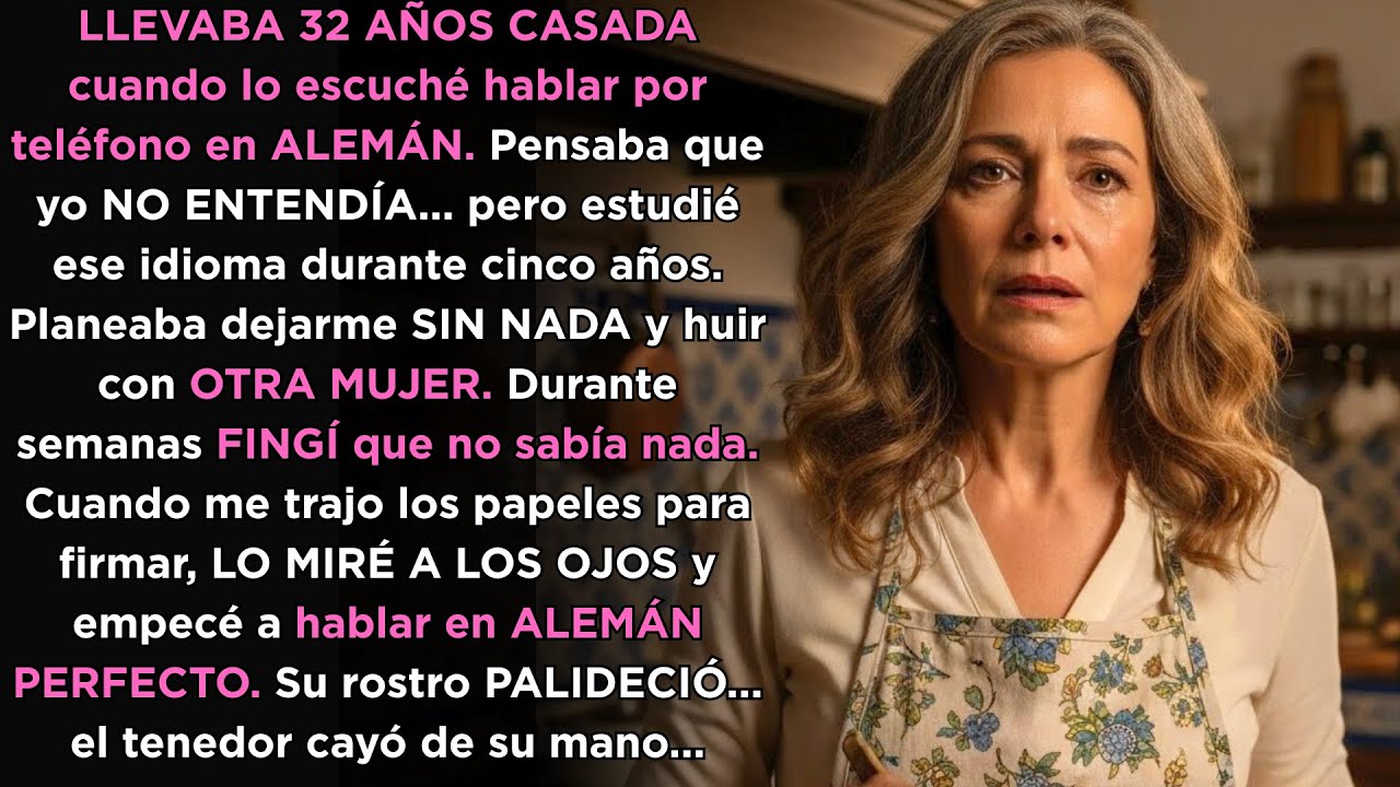 Mi Marido no Sabía Que Yo hablaba Alemán. Cuando descubrí Lo Que Decía De Mí...