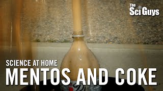 The Sci Guys: Science at Home - SE1 - EP15: Mentos and Diet Coke Geysers screenshot 4