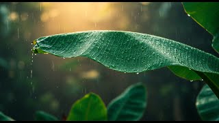 Deep Sleep Rain Sounds with Green Forest Wallpaper - Feel the Calm of Nature with Gentle Forest screenshot 1
