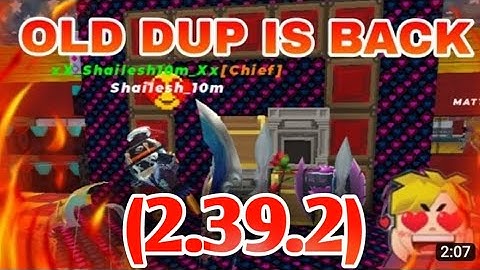 😍New Duplication glitch of Blockman go skyblock [2.39.2] || working dup 100%😁 #blockmango