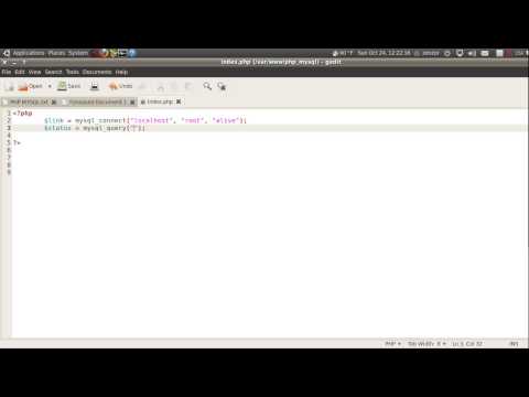 การเขียนโปรแกรมภาษา PHP กับ MySQL 3 db creation
