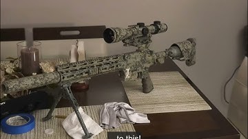 Tippman TMC First Strike Mod Hydro Dip Paint Job