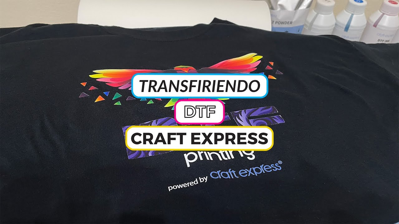 Transfiriendo DTF de Craft Express - YouTube