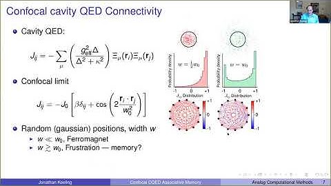 Analog Computational Methods Workshop: Jonathan Keeling