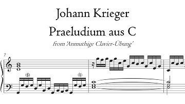 Krieger - Praeludium in C-Dur / C Major - Sieber Organ, Polná, Hauptwerk