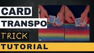 Card transposition trick tutorial | Magic trick revealed